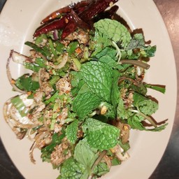 ลาบวุ้นเส้นหมูสับ