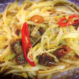 กุ้ยช่ายขาวราดข้าว