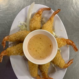 กุ้งชุปแป้งทอด