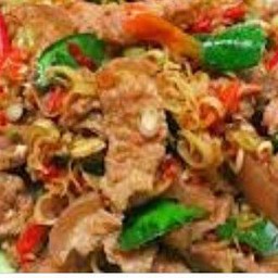 หมูตะไคร้(กับข้าว)