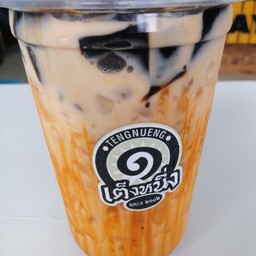 เฉาก๊วยนมสดคาราเมลชาไทย