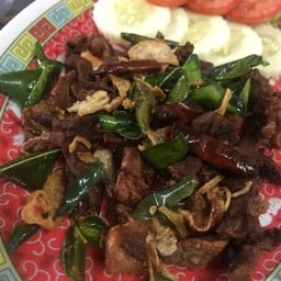 ลิ้นหมูทอด