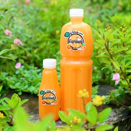 น้ำส้มคั้นแท้ 100% “ธัญนันท์”