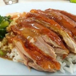 ข้าวหน้าแฮมเบิร์ก ไก่เทอริยากิ  ไข่ข้น & อาหารตามสั่ง