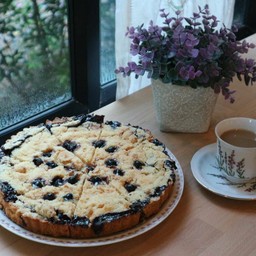 Blueberry tart