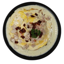 ข้าวไข่ข้นคาโบนาร่ากุ้ง