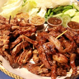 เซ็ตเนื้อปลาร้าชุดเล็ก เนื้อ10ไม้+ ข้าวเหนียว 3ห่อ