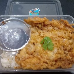 ข้าวไข่เจียวฟูๆกุ้งสับ