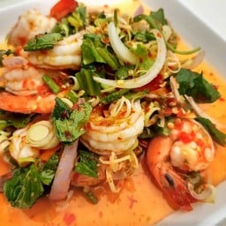 ยำกุ้งลวก