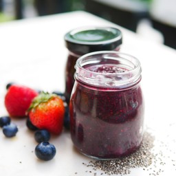 Keto & Sugar-free Berry Chia Jam
