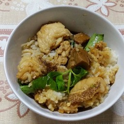 ข้าวต้มปลาเก๋า+บะเต็ง