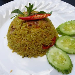 ข้าวผัดแกงเขียวหวาน