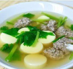 ต้มจืดเต้าหู้หมูสับ