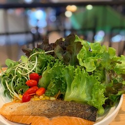 สลัดปลาแซลมอน