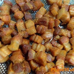 หมูสามชั้นทอดเค็ม