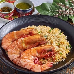 ข้าวผัดกุ้งยักษ์ Fried Rice with Big-sized Ocean Shrimp