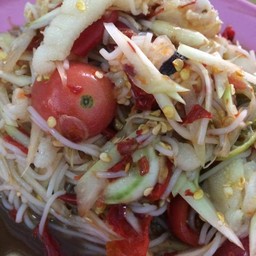 ส้มตำซั่วใส่ขาไก่