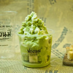 ปังเย็นนมชาเขียว