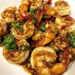 กะเพรากุ้ง (กับข้าว)