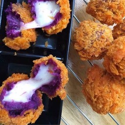 ชีสบอลมันม่วง