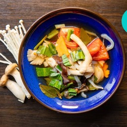 ต้มยำโป๊ะแตกเห็ดรวม