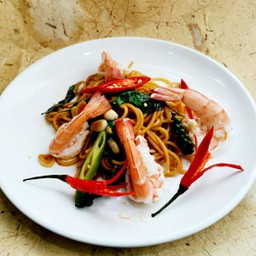 สปาเก็ตตี้ ขี้เมากุ้ง