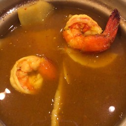 แกงส้มกุ้ง หรือ ปลาผักรวม (ถ้วย)