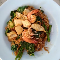 ผัดซีอิ้วทะเล-หมี่