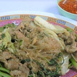 สุกี้แห้งหมู