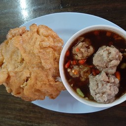 ข้าวไข่เจียว+ซูเปอร์หมูสับ