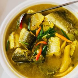 ปลากระบอกต้มส้ม