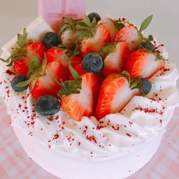 สตรอว์เบอร์รี่เค้ก 1ปอนด์