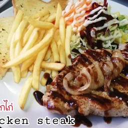 สเต็กไก่พริกไทยดำ Black Pepper Chicken Steak