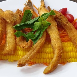 ท้องปลาแซลมอนทอด 