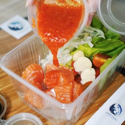 Salmon yumthai ยำแซลมอน