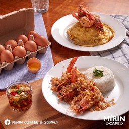 ข้าวกุ้งกระเทียม