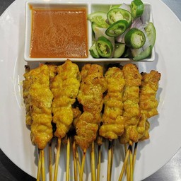 หมูสะเต๊ะ 40ไม้