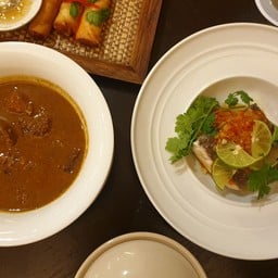 มัสมั่นเนื้อเข้มข้น กลมกล่อมกับปลากระพงราดพริก