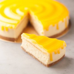 LEMON CURD CHEESECAKE