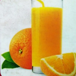 น้ำส้มคั้นสด