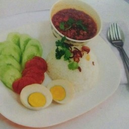 ข้าวน้ำพริกหมู