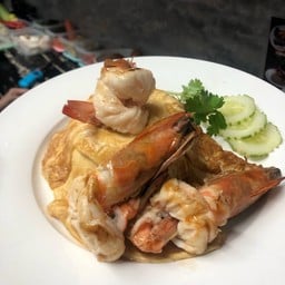 ข้าวไข่เจียวกุ้ง