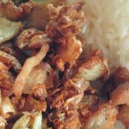 หมูทอดกระเทียม