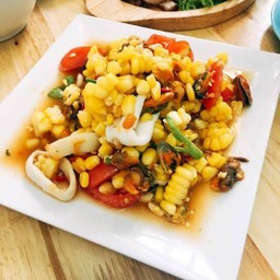 ตำไทยข้าวโพดทะเล