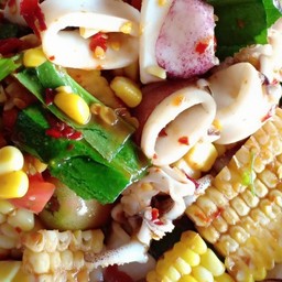 ตำข้าวโพดทะเล