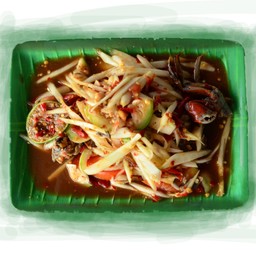 ส้มตำปูปลาร้า