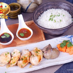 ข้าว+อกไก่+ตับ