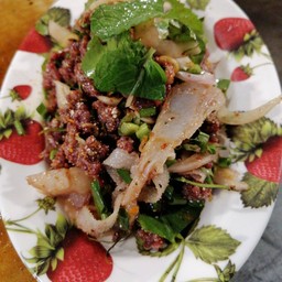 ก้อยดิบเนื้อ
