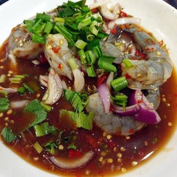 ยำกุ้งสด