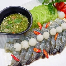 กุ้งแช่น้ำปลากระเทียมโทน